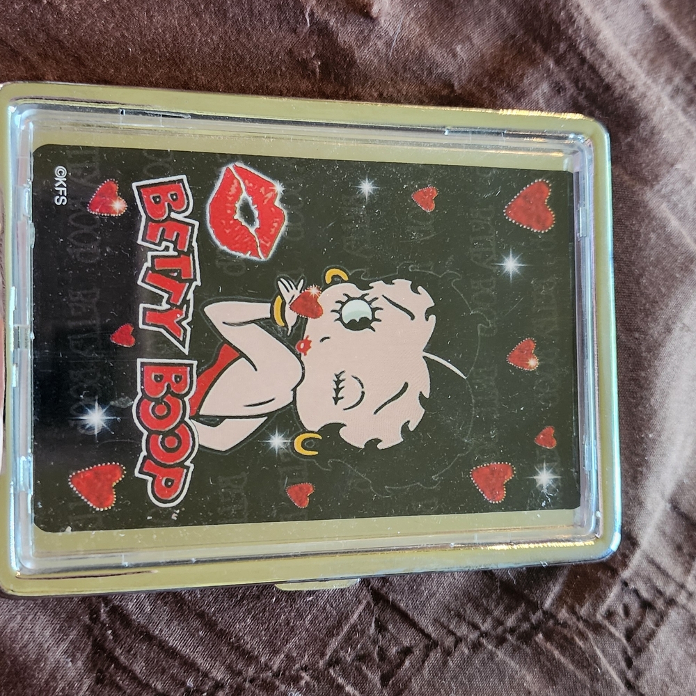 Betty Boop Compact Mirror with Hearts